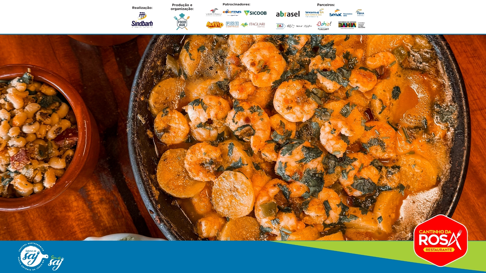 cantinho da rosa moqueca de camarao com banana da terra