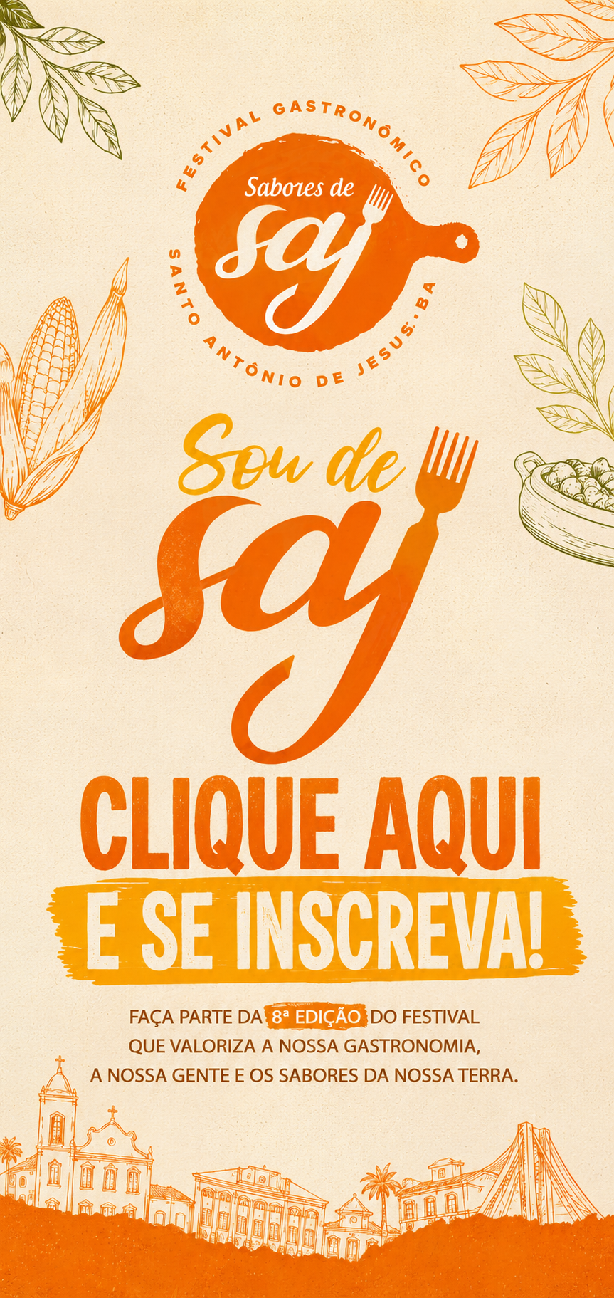 banner sabores saj site mobile - inscricao
